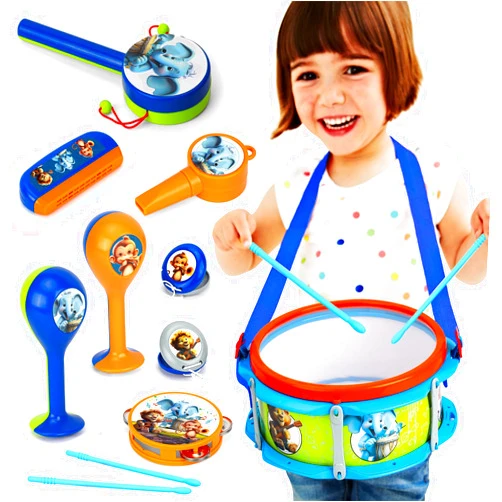 TOY Life Drum Set for Toddlers 1-3 3-5 Kids Musical Instruments Baby Musical Toys for Toddler 3-5 Kids Drum Set Preschool Educational Musical Toy Maracas Instruments Toys Gifts for Kids Boys Girls