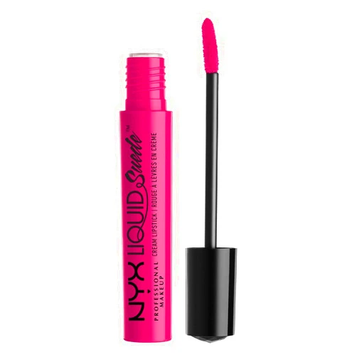 NYX PROFESSIONAL MAKEUP Liquid Suede Cream Lipstick - Pink Lust (Hot Pink)