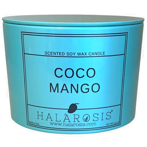 Halarosis Zen Collection - Aromatic Coco Mango Scented Candles - Unique Gift for Any Occasion- Natural Soy Wax Candles - Smell Good & Long-Lasting Burn Time- Splendid-Quality Natural Wax (15.2 oz)