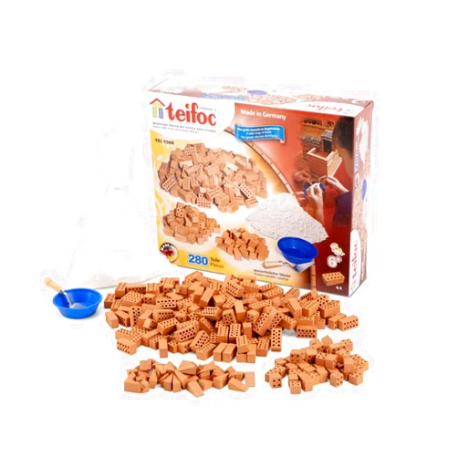 Teifoc Huge Supplement Brick Construction Set, 280+ Building Blocks, Erector Set and STEM Building Toy