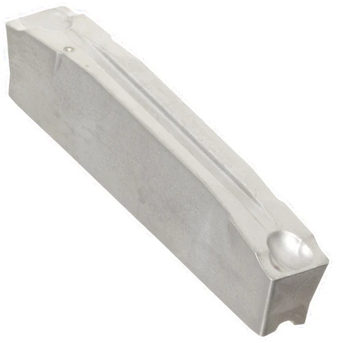 Sandvik Coromant CoroCut 2-Edge Carbide Grooving Insert, GM Geometry, H13A Grade, Uncoated, 2 Cutting Edges, N123H2-0400-0003-GM, Neutral Cut, 0.158