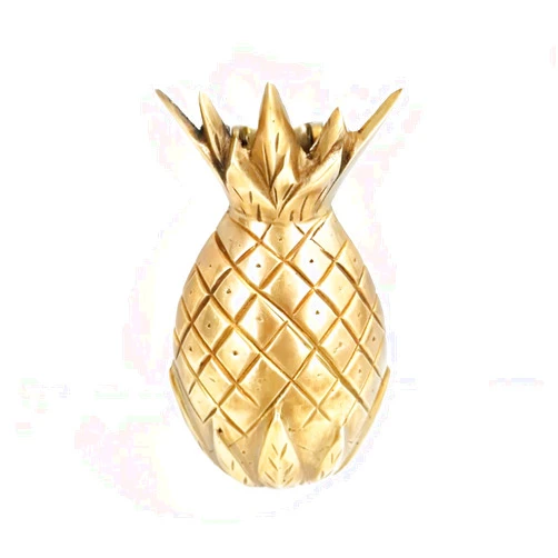Generic Solid Brass Round Pineapple Door Knocker - Holiday Gift