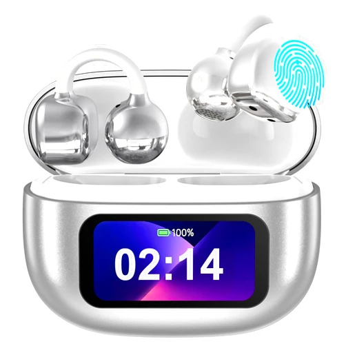 ADYOOM AI Language Translation Earbuds G08, 3-in-1 Translator Earbuds Real Time Ai Headphones 144-Languages Translation, Long Battery Life, Fit iOS and Android, Ideal for Travel Business Learning (Silver)