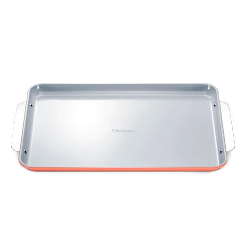 Caraway Non-Stick Ceramic Baking Sheet - Naturally Slick Ceramic Coating - Non-Toxic, PTFE & PFOA Free - Perfect for Baking, Roasting, and More - Large (18