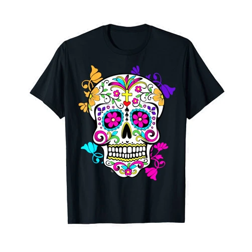 Dia de Los Muertos ,Sugar Skull Tee Dia de Los Muertos Sugar Skull T-Shirt