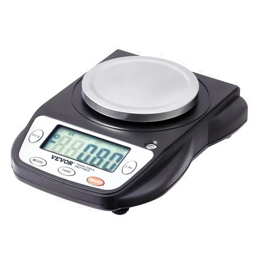 VEVOR Lab Scale, 600g x 0.01g Accuracy High Precision Analytical Balance, 6 Units Conversion Electronic Scientific Laboratory Scale, LCD Display Digital Jewelry Weighing Scale for Lab, Jewelry