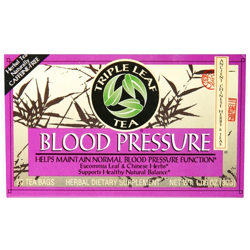 Triple Leaf Tea Bags for Blood Pressure, 20 Count