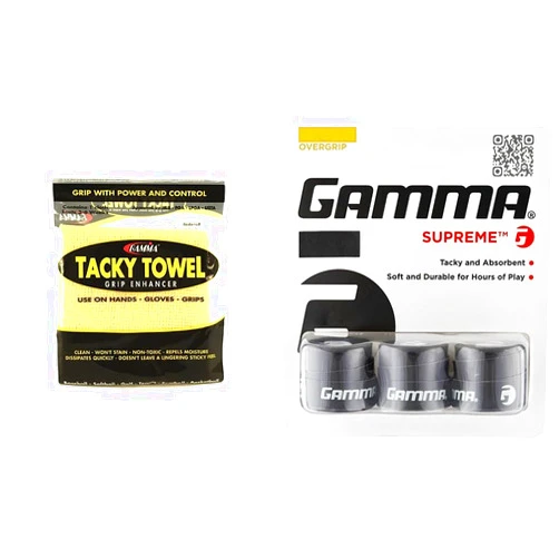 GAMMA Tacky Towel Grip Traction Enhancer Sports Supreme Overgrip