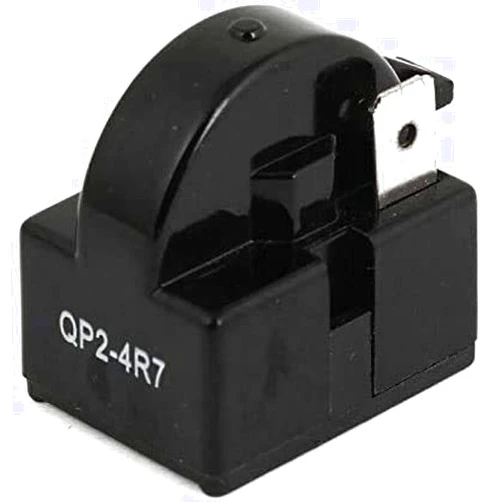 Xiao 2 PCS QP2-4R7 4.7 Ohm 1 Pin Refrigerator PTC Starter Relay Black