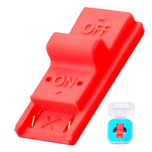 YLVOTER RCM Jig RCM Tool for NS Switch, RCM Clip Jig Short Circuit Tools for NS Switch Recovery Mode (red)