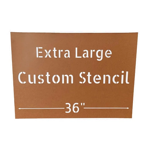 Generic Large Custom Stencils | Enter Your Own Text Stencil | Custom Stencil for Spray Painting | Personalized Stencil (24 Inch x 36 Inch)