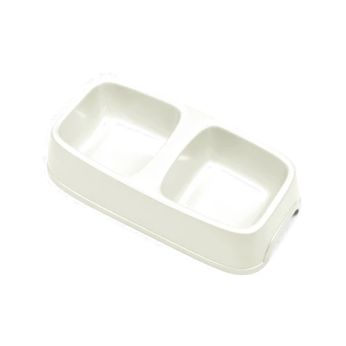 Van Ness Pets Large Double Dish Food/Water Bowl, 48 OZ Capacity , Blue, 1 Count (Pack of 1)
