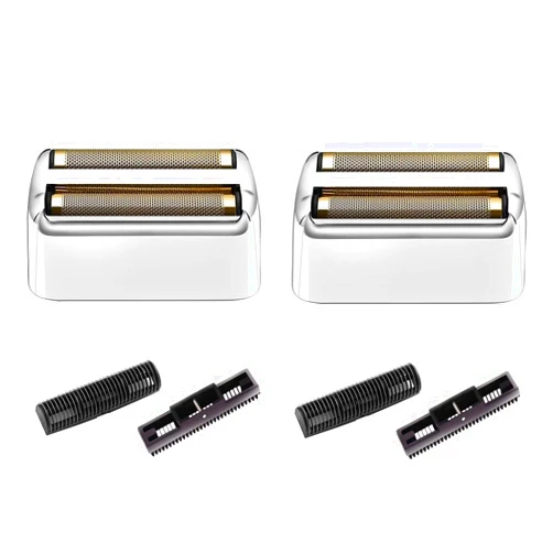 Kepouse Shaver Replacement Foil and Cutters compatible with BaBylissPRO FXFS2 Electric Razors, Shaver Replacement Head compatible with BaBylissPRO Double Foil Shaver