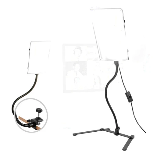 LS LIMO STUDIO LIMOSTUDIO LimoLighting 2-Pack (LED Super Bright) Photo Video Light Gooseneck Extension Adapter, Flexible Neck Mount, 3 Way Mounting: Table Top & Stand, 100 LED, 3250 Lumen, 5500K, CRI>95, Photography, AGG2205