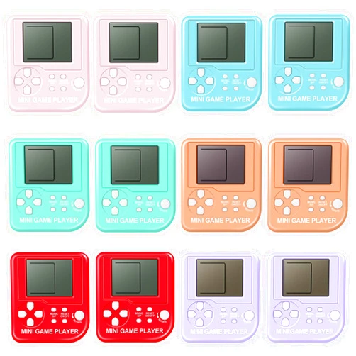 SSRMX 12Pcs Video Game Party Favors for Kids, Mini Game Keychain Arcade Party Favors Birthday Supplies Classroom Prizes for Boys and Girls
