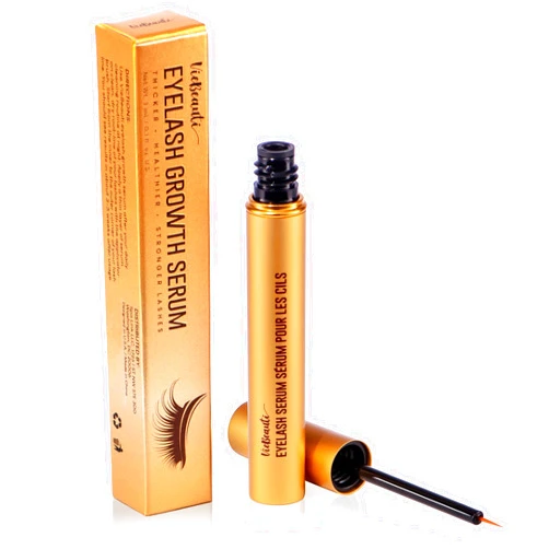 VieBeauti Premium Eyelash Growth Serum: lash Serum Enhancement, Eyelash Serum Promotes Appearance of Longer, Thicker, Healthier and Stronger Lashes, Irritation-Free, Deep Gold, 0.1 Fl. Oz.