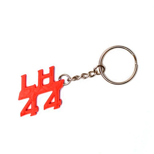 Motoreco LH 44 Lewis Hamilton Keychain | Made From Repurposed Waste Plastic | F1 Gift, Red, 100mm x 40mm x 4mm