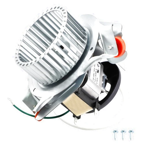 Criditpid HC21ZE122A J238-112-11202 Draft Inducer Motor Kit for Carrier Furnace, HC21ZE122 J238-11202AT Exhaust Venter Motor for Bryant Payne Furnace, Includes Blower Wheel and Mounting Bracket.