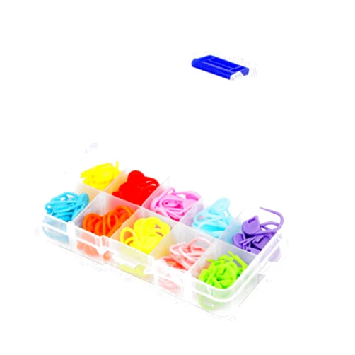 Memorytime 120Pcs/Box 10 Colors Knitting Crochet Craft Locking Stitch Needle Markers Hook Home Gadgets&Accessories