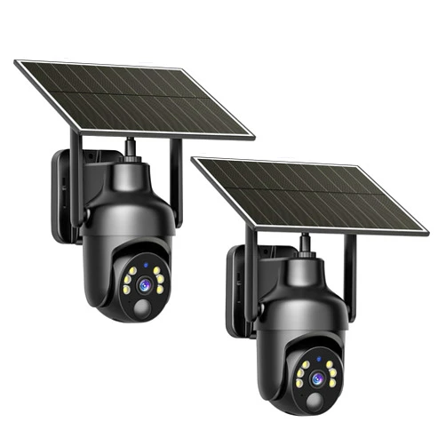 Tefrio 4G LTE Cellular Security Camera Comes with Pre-Installed SIM Card-No WiFi Security Camera Wireless Outdoor, Color Night Vision, 360° Live Viewing, Instant PIR Motion Alerts and Solar Powered