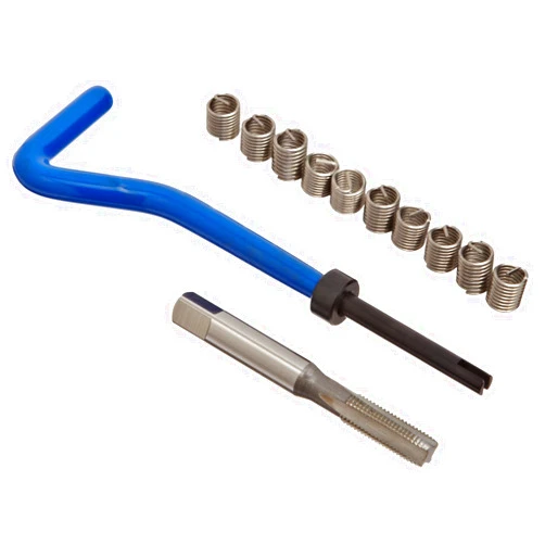 E-Z Lok EK40620 Metric Helical Threaded Insert Kit, 304 Stainless Steel, M6-1.0 Thread Size, 12 mm Installed Length (Pack of 10)