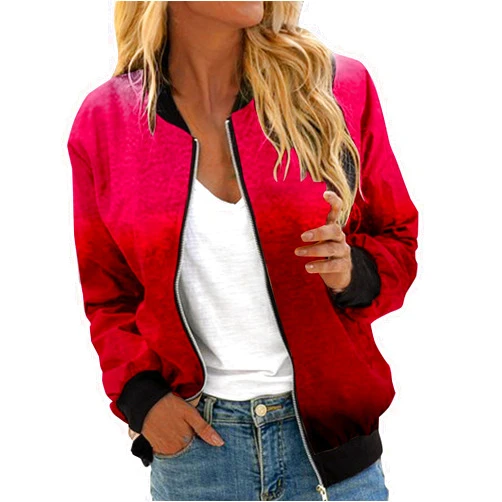 Generic Womens Winter Coat Coat For Womens Suitable Daily Jackets Lightweight Zip Up Jacket Floral Print Coat Stand Collar Short