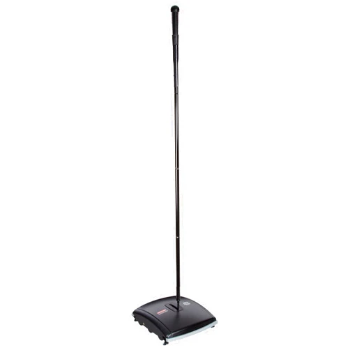 Rubbermaid Commercial Dual Action Sweeper, Boar/Nylon Bristles, 42 Inch Steel/Plastic Handle, Black/Yellow (421388BLA)