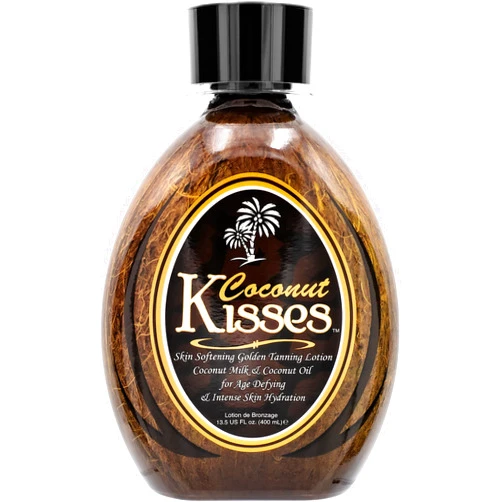 Ed Hardy Coconut Kisses Golden Tanning Lotion Cruelty Free, Gluten Free, Mineral Oil Free, DHA Free for All skin type,13.5 oz