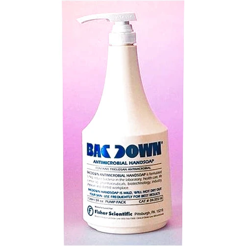 Fisher Scientific Decon Bacdown Antimicrobial Hand Soap, Pump Bottle; 34 oz. (1L)