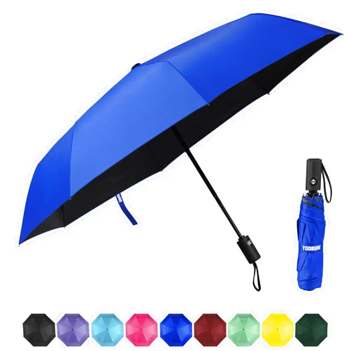 Yoobure Windproof Travel Umbrella, Automatic Umbrellas for Rain, Portable & Compact Umbrella for Backpack, Sun Umbrella for Walking, Folding Small Umbrella for Car, Lightweight Strong UV Protection