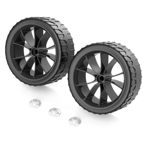 ZAITOE 6 Inch Cooler Wheels Compatible with Ig-loo Most of Coolers,Fits for Glide 110 QT,Ice Cube 58 QT and 60 QT,Yukon 90 QT,Coolers Replacement Wheel kit (Black) 2-Pack