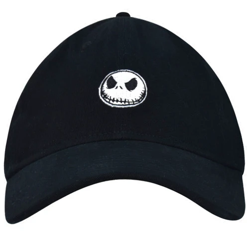 Concept One Disney The Nightmare Before Christmas, Jack Skellington Adjustable Baseball Cap, Black, One Size