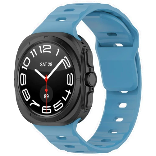 EANWireless Compatible for Samsung Galaxy Watch 7 Ultra Band 47mm, Soft Silicone Sport Strap Women Men Replacement Accessory Fit for Samsung Galaxy Watch Ultra Band