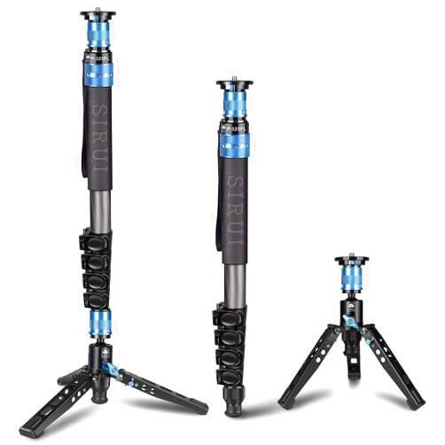 SIRUI P-325FL Carbon Fiber Monopod with Feet, 67