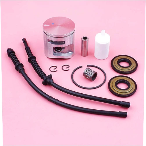 Generic Replacement Parts for Yuton 44mm Piston Kit for Husqvarna 450 450E Oil Seal Fuel Filter Return Line Hose Bearing Chainsaw Replacement Spare Part