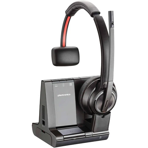 Plantronics Savi 8200 Series Wireless Dect Headset System, Black