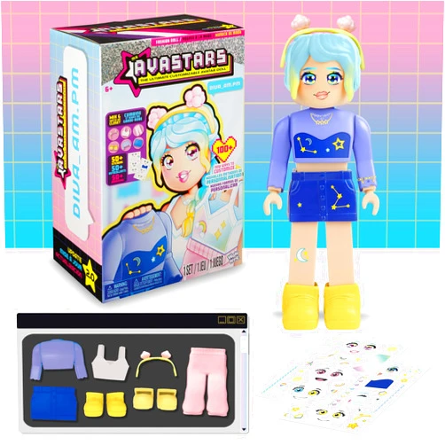 My Avastars Fashion Doll - Diva_AM.PM with 2 Outfits and 100+ Ways to Customize