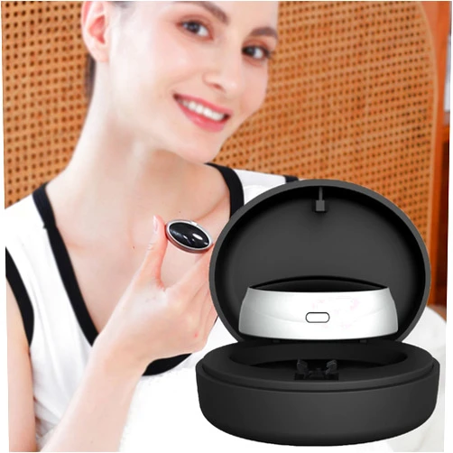 Walkervo Smart Throat Anti Snoring Device Snore Stopper Stop Snoring Device Intelligent Throat Pulse Stop Snoring Device Sleep Instrument Electric Snoring Corrector