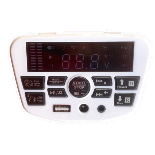JIARUIXIN JR1956G 12V Children's Electric car Multifunctional PCB Center Panel, Printed Circuit Board Control Entertainment Operating System Power Wheel Accessories Replacement Parts