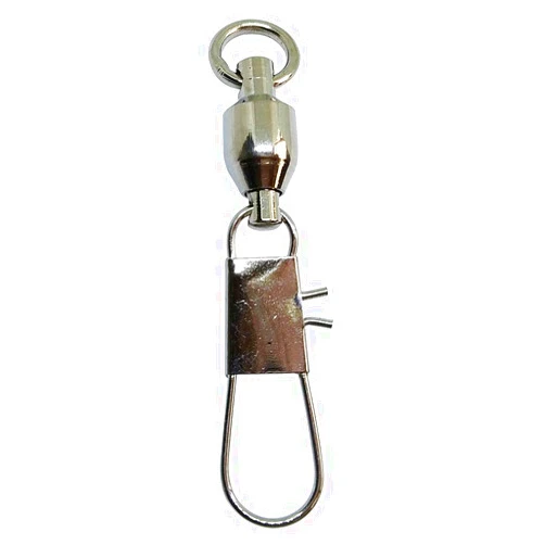 Unclesportinfof Unclesport 50pcs Fishing Ball Bearing Swivel with Interlock Snap Saltwater Freshwater Crappie Fishing Swivels Carp Fishing Accessories 20LB-125LB