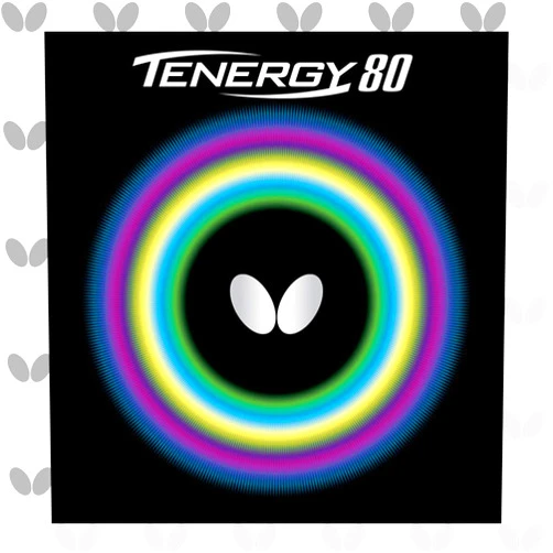 Butterfly Tenergy 80 Table Tennis Rubber Table Tennis Rubber | 1.7 mm, 1.9 mm, or 2.1 mm | Red or Black | 1 Inverted Table Tennis Rubber Sheet | Professional Table Tennis Rubber