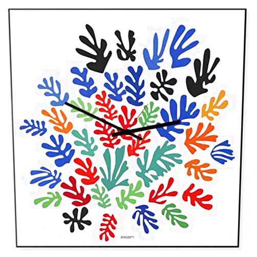 DesignObject.it DesignObject Wall Clock Matisse Art Collection 50x50 Made in Italy