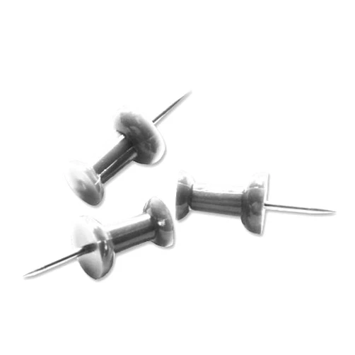 Business Source Silver Pushpins