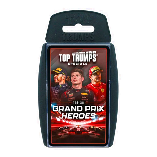 Top Trumps Card Game F1 Grand Prix Heroes - Family Games for Kids and Adults - Learning Games - Kids Card Games for 2+ Players - Kid War Games - Card Games for Families - Card Wars - for 15 Plus Kids