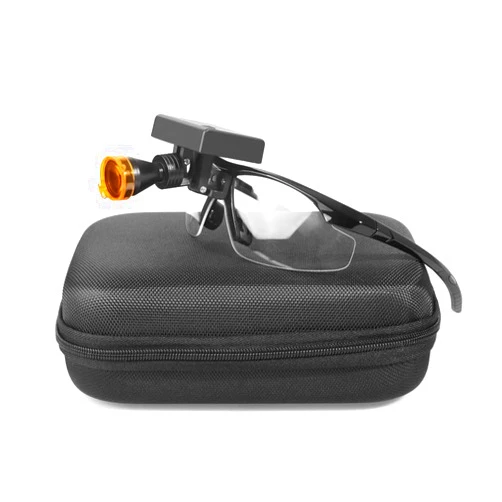 NSKI Cordless 5W LED Head Lamp with Optical Filter Fixed on Glasses Type DY-011-F
