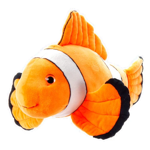 The Petting Zoo Clownfish Stuffed Animal Plushie, Gifts for Kids, Wild Onez Sealife Animals, Clownfish Plush Toy 15 inches