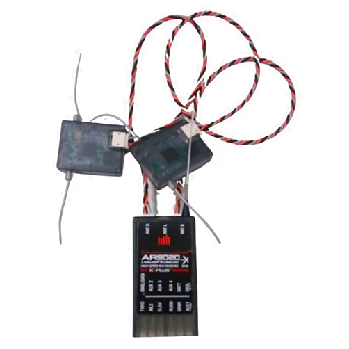 LICHIFIT AR9020 2 Satellites 9 Channels Receiver Digital Spread Modulation for Spektrum DSMX/Xplus