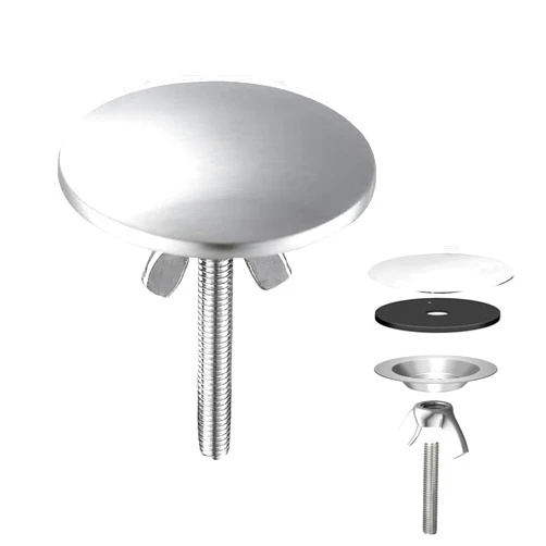 UlifeBetter Kitchen Sink Hole Cover, 2in Kitchen Sink Cover Plate Sink Sprayer Plug Faucet Hole Cover Stainless Steel Sink Hole Cap Kitchen Sink Sprayer Hole Cover for Sink Sprayer Hole