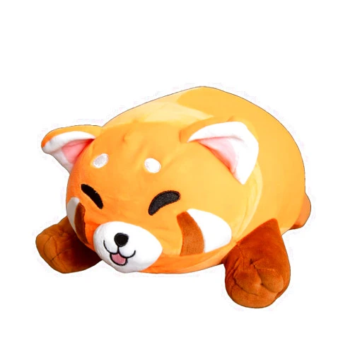 Puffables Red Panda Weighted Stuffed Animal, 2lbs 16