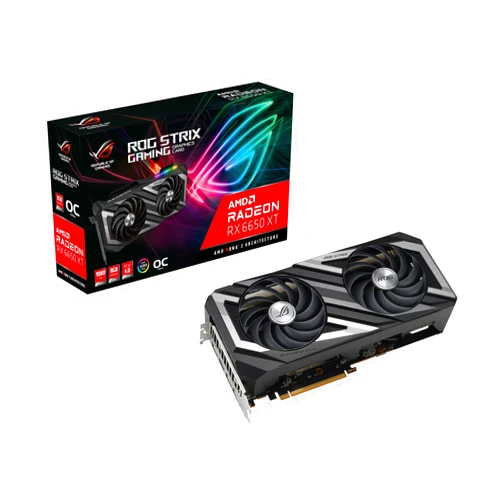 ASUS ROG Strix AMD Radeon RX 6650 XT OC Edition Gaming Graphics Card (AMD RDNA 2, PCIe 4.0, 8GB GDDR6, HDMI 2.1, DisplayPort 1.4a, Axial-tech Fan Design, Super Alloy Power II, GPU Tweak II)